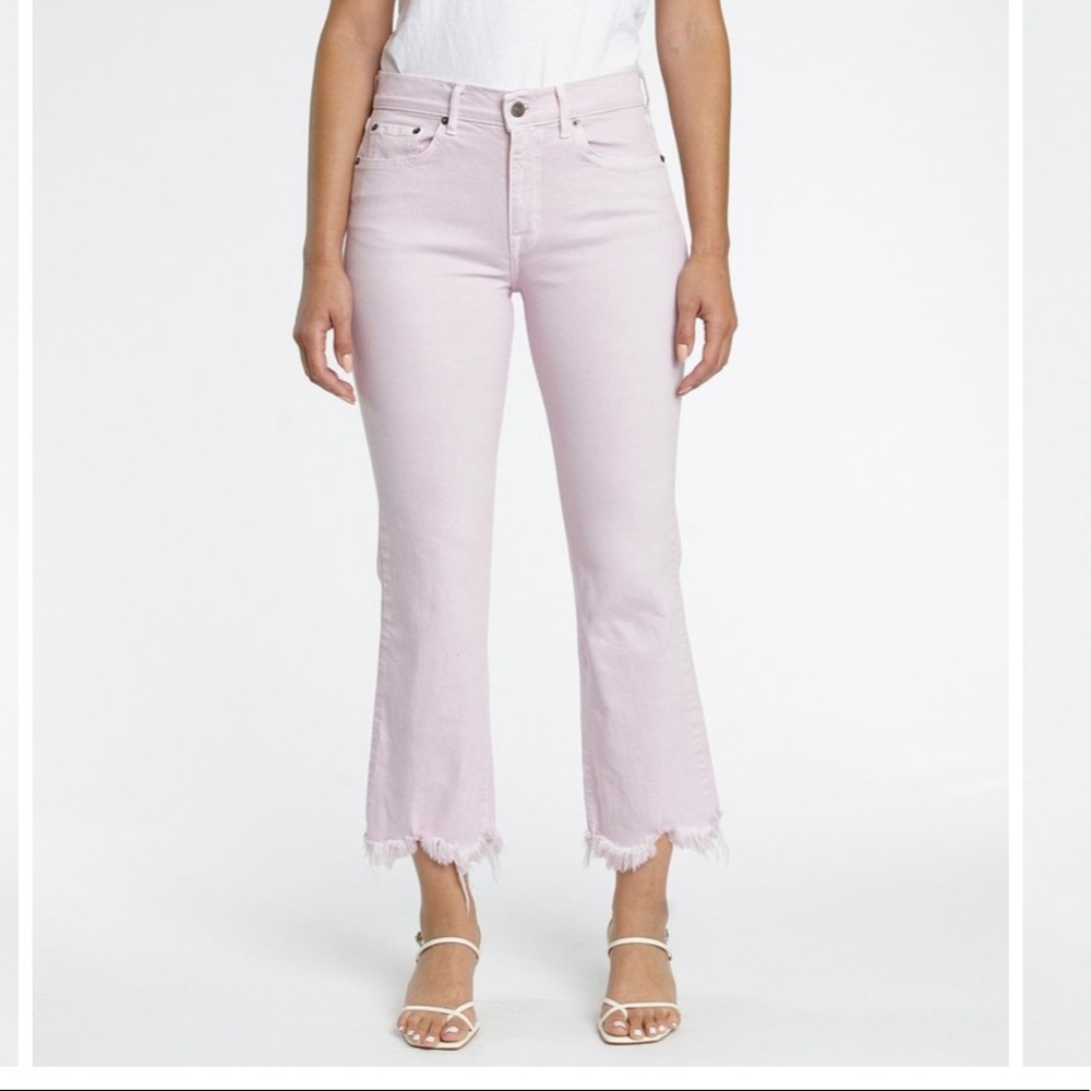 NWT Pistola Raw Hem Kick Flare Melrose Jeans